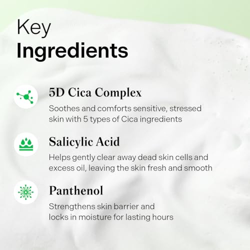 Torriden Balanceful Pore Cleansing Foam 150ml - Gentle Exfoliating Facial Cleanser with Salicylic Acid & 5D Cica