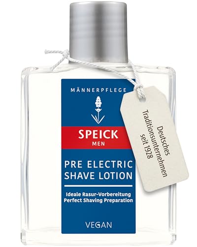 Speick Men Pre Electric Shave Lotion with Lavender Oil - 3.4 oz