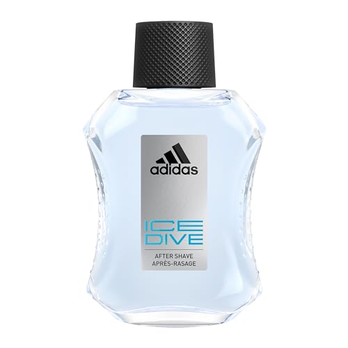Adidas Ice Dive After Shave for Men - 3.4 Fl Oz Pack of 2 - Aromatic Citrus Fragrance