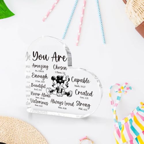 Cute Acrylic Mouse Desk Decor Gift for Women & Girls