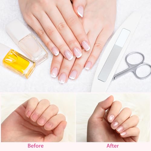 Mudder 4-Pack Glass Nail File Set with Protective Cases