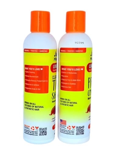 Mango & Lime Strengthening Duo: Tingle Shampoo & Protein Conditioner for Dreads & Natural Hair