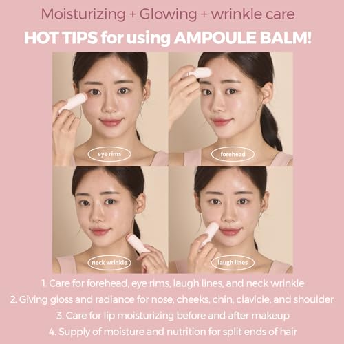 Dermashare Multi Balm Stick with 4 Formulas - Repair, Sun, Collagen & Vitamin - Portable Korean Skincare
