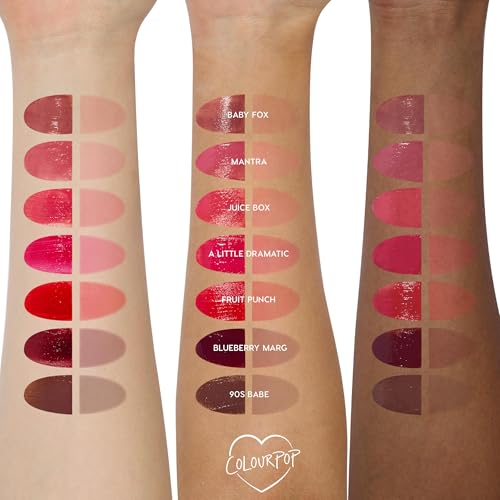 ColourPop HydraPop Lip Gloss & Stain - Hydrating Water-Based Lip Tint - A Little Dramatic (0.11 Fl Oz)