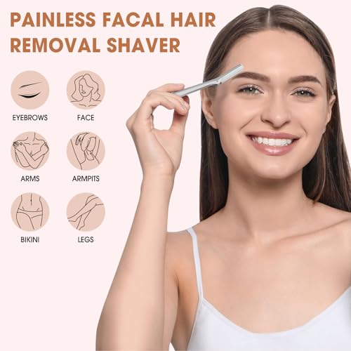 Facial Razor Replacement Blades for Tweezerman Stainless Steel Dermaplane - 20 Pack