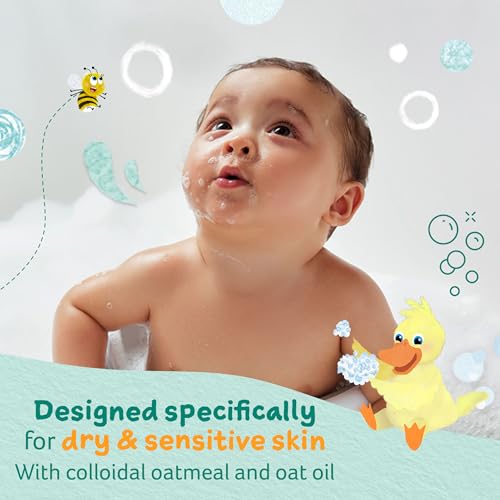 Childs Farm OatDerma Baby Wash 8.4 Fl Oz - Fragrance-Free, Soothing for Eczema-Prone Skin