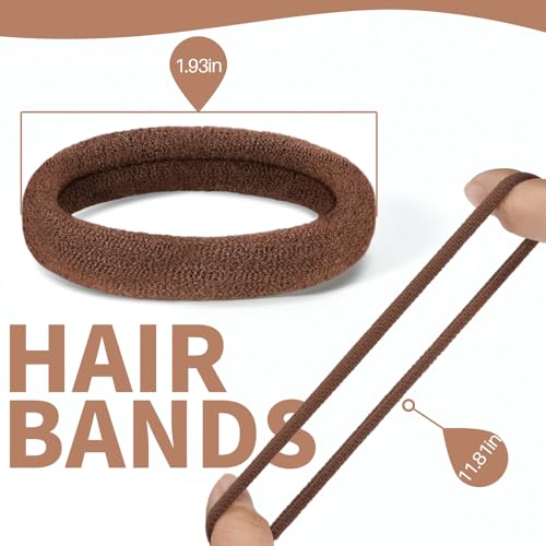 TsMADDTs Hair Nets & U Shaped Pins Set - 30 Nets, 30 Pins, 5 Bands