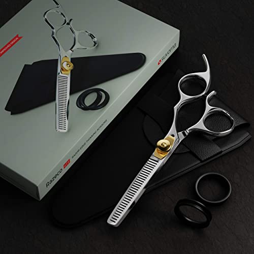 Suvorna 6.5” Polished Steel Thinning Shears for Hair Cutting