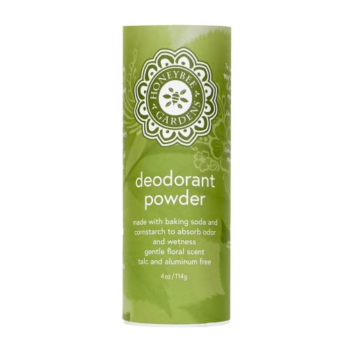Honeybee Gardens Natural Deodorant Powder for Women – Talc & Aluminum Free