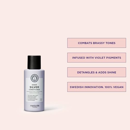 Maria Nila Sheer Silver Conditioner for Blonde, White & Grey Hair - 1 Count