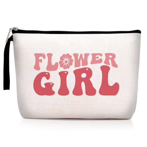 Hanamiya Na Multicolor Flower Girl Proposal Gift Makeup Bag for Bridal Party