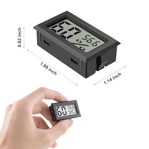 Mini Digital Hygrometer Thermometer - 8 Pack for Humidity & Temperature Monitoring