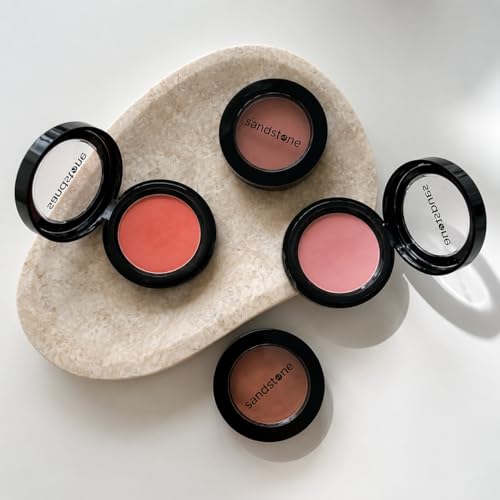 Sandstone Scandinavia Pressed Powder Blush - Private Jet, Vegan