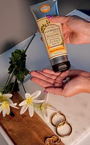 A LA MAISON Honeysuckle Moisturizing Lotion with Argan Oil & Shea Butter - 8 Oz, 2 Pack