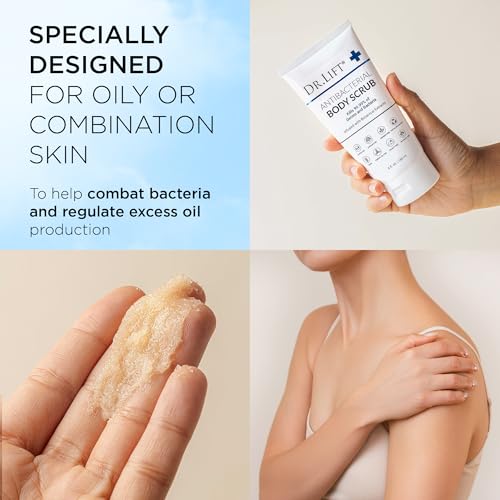 DR. LIFT Antibacterial Body Scrub with Lavender & Vitamins - 6 Fl Oz