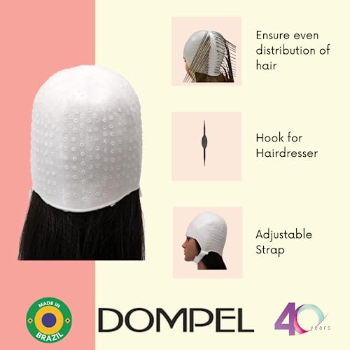 Dompel Silicone Highlight Hair Cap for Professional Hair Dyeing