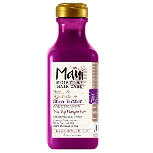 Maui Moisture Heal & Hydrate Shea Butter Hair Mask & Leave-In Conditioner for Curly Hair