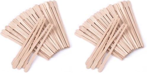 Whaline 400 Pack Wax Applicator Sticks for Facial & Body Hair Removal