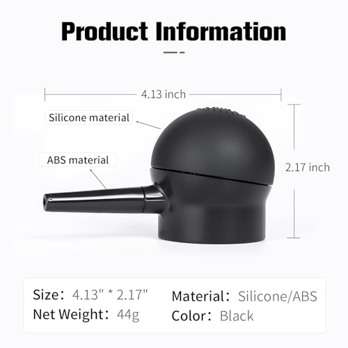 Hair Fiber Spray Applicator with Hairline Optimizer - Precision Pump Nozzle