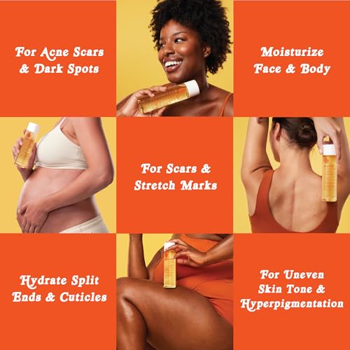Bio-Oil Fragrance-Free Body Oil Serum for Scars & Stretch Marks 2 fl oz - All-Natural, Vegan & Sensitive Skin Care