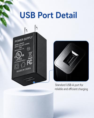 5V 1A USB Charger for Philips Norelco OneBlade QP2724/QP2834 – Wall/Travel Adapter