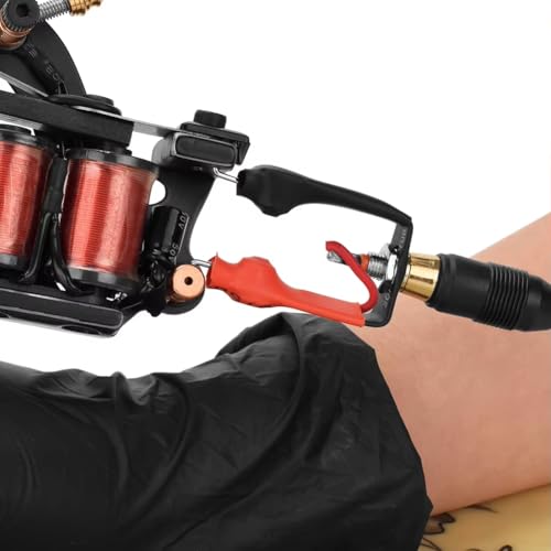 Tattoo RCA Clip Cord Adapter for Tattoo Gun Power Supply - Durable Alloy Connector