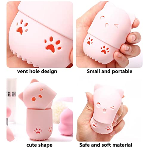 MR LION Makeup Sponge Holder & Travel Case Set - 2 Beauty Blenders
