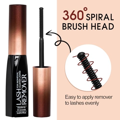 Eyelash Glue Remover for Cluster Lashes - Fast 15s Removal