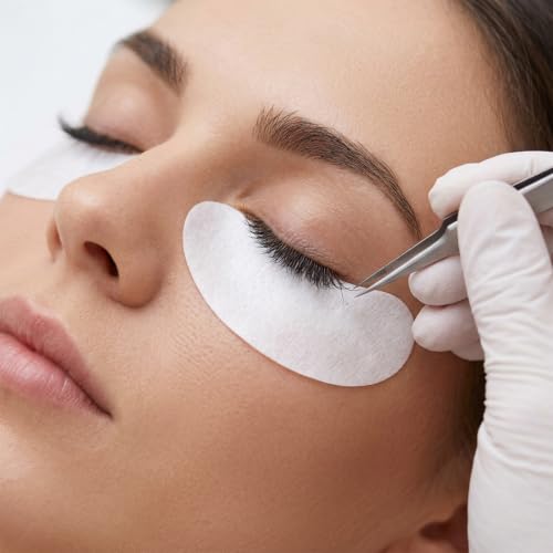 Tifanso Grey 130 Pairs Lint-Free Hydrogel Under Eye Pads for Eyelash Extensions