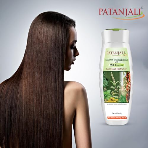 Patanjali Kesh Kanti Milk Protein Shampoo 200ml - Pack of 2