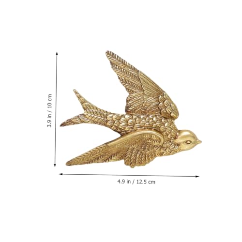 YARNOW Swallow Wall Art - 2pcs Resin Bird Decor for Home & Garden