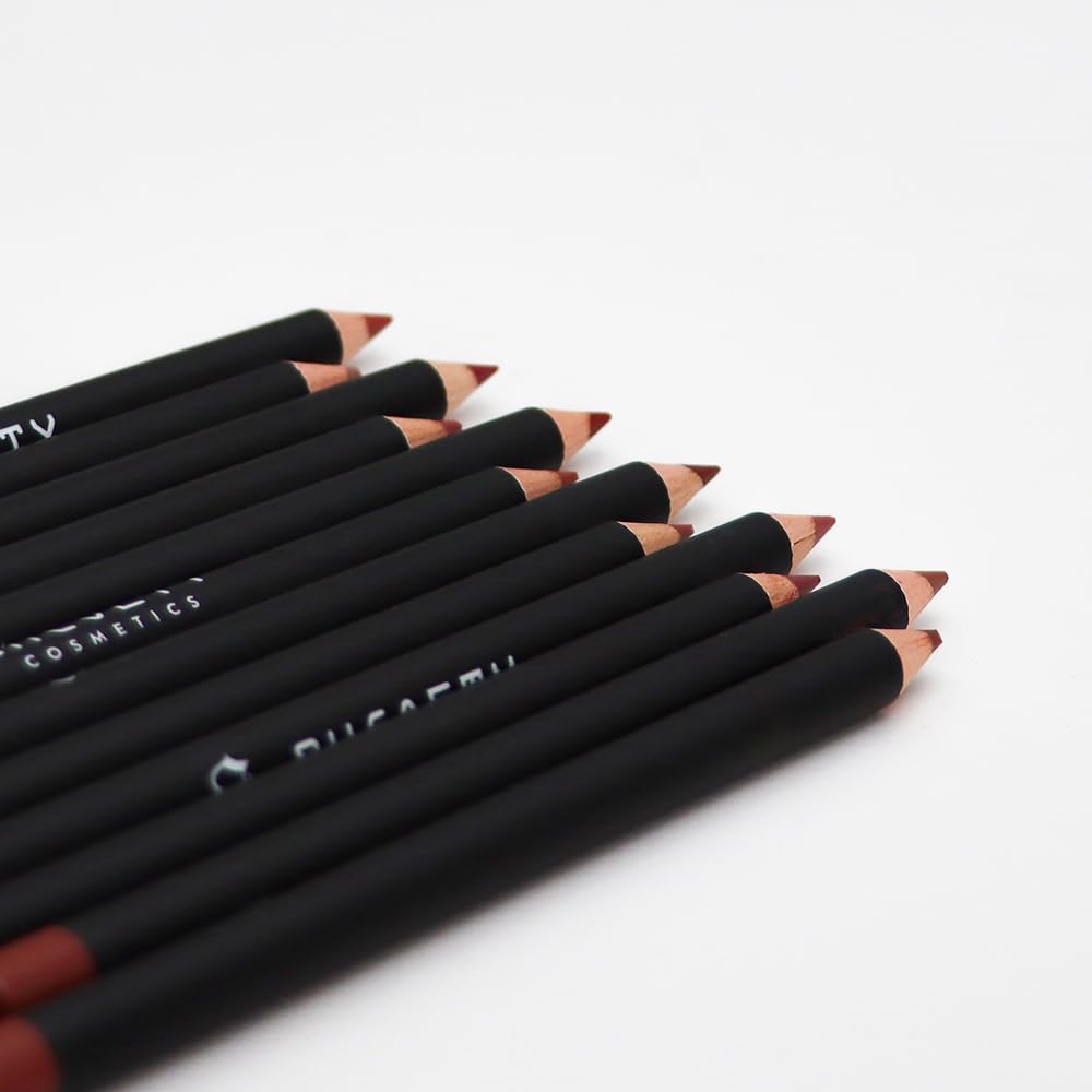 36 Pcs Matte Lip Liner Set - Waterproof Long-Lasting Lip Pencils | 12 High Pigment Colors