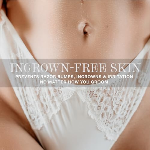 BASE LABORATORIES Ingrown Hair Treatment Oil ? Soothing After Shave Oil Prevents Ingrown Hairs, Soothes Razor Bumps for Bikini Area, Legs, Underarms, Neck, Beard & Face ? Tea Tree, Jojoba 1oz (30ml)