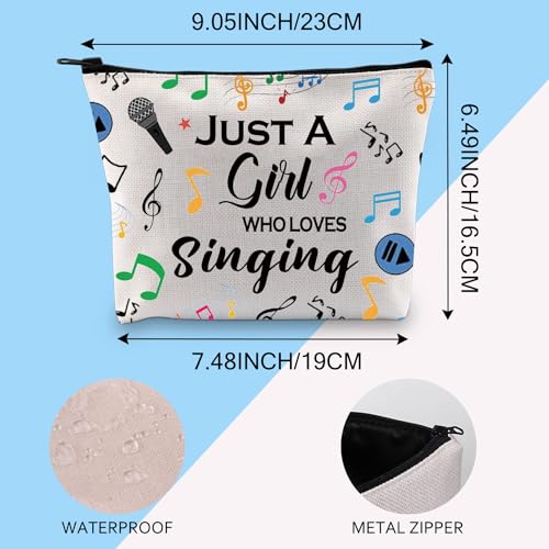 Gzrlyf Just singsingMB Singing Makeup Bag for Music Lovers