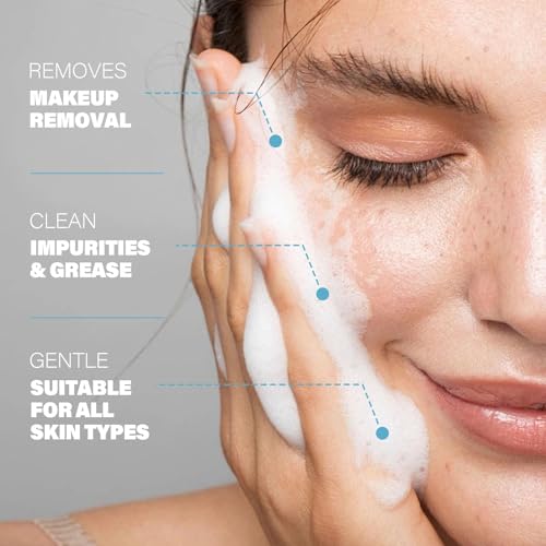 Waybesty Turmeric Foaming Face Wash with Silicone Brush – Gentle, Low pH Cleanser for All Skin Types, 130ml