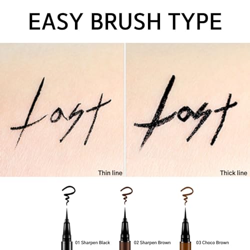BBIA Last Pen Eyeliner 02 Sharpen Brown - Waterproof & Long-Lasting