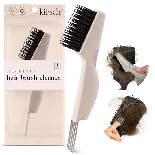 Kitsch Double-Sided Hair Brush Cleaner Tool - Eco-Friendly & Compact