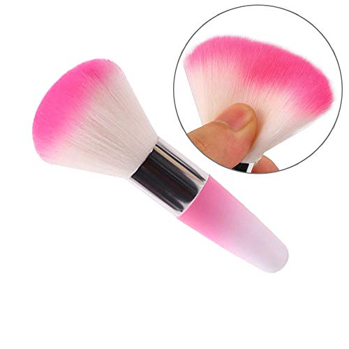 3Pcs Soft Nail Brushes for Dust Removal & Makeup, Manicure & Nail Art Tools