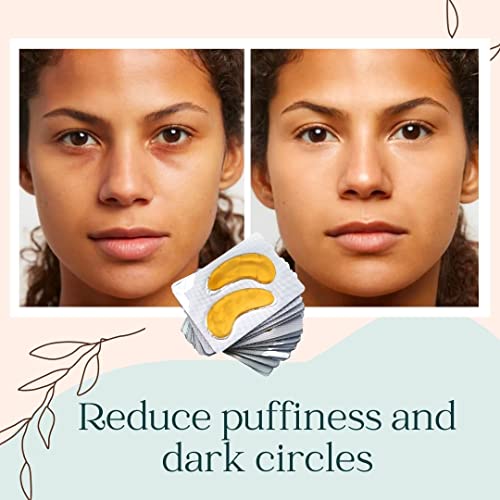 Live Fraiche 24k Gold Under Eye Patches for Dark Circles & Puffiness