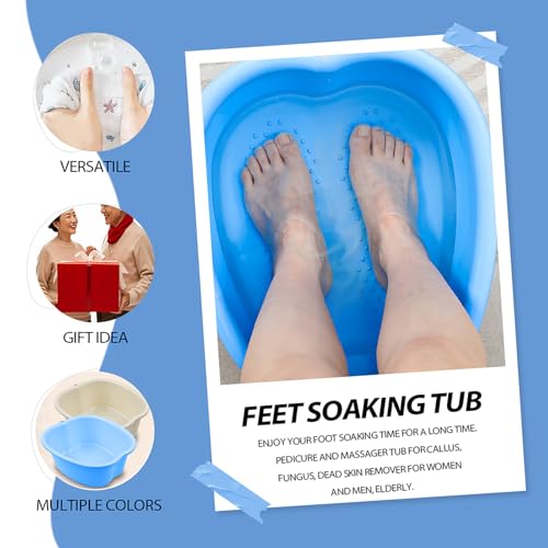 JOYMAY Blue Foot Soaking Bath Basin - Relaxation & Stress Relief
