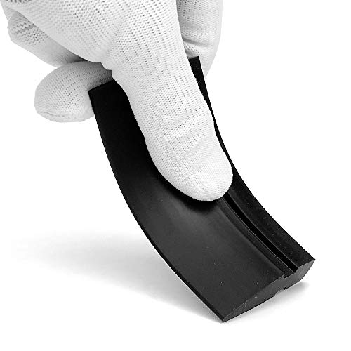 ECOmorning 4 Inch Mini Silicone Squeegee with Anti-Slip Handle for Car Wraps and Window Cleaning