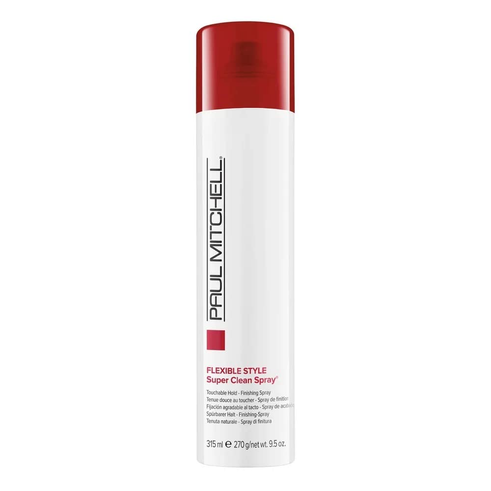 Paul Mitchell Super Clean Hairspray - Fast Drying, Flexible Hold for All Hair Types