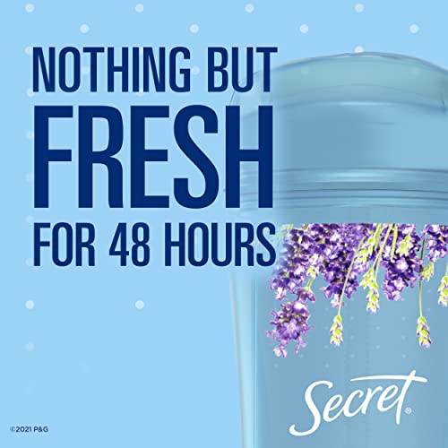 Secret Clear Gel Deodorant for Women, Lavender Scent, 2-Pack