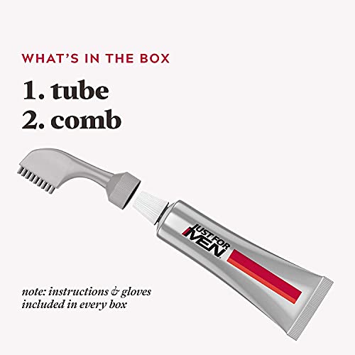 Just for Men Easy Comb-In Color, Darkest Brown - 10-Minute Gray Coverage