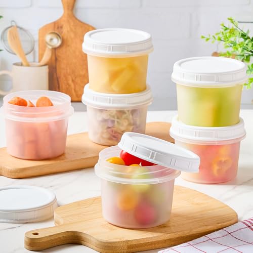 TUZAZO 6 Pack 12 Oz Airtight Food Storage Containers with Lids