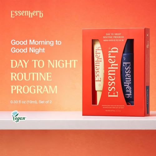 Essenherb Day to Night Mini Skincare Set - Retinol & Ceramide Travel Kit