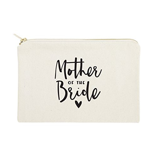 Mother of the Bride Cosmetic Bag - Bridal Gift & Travel Makeup Pouch