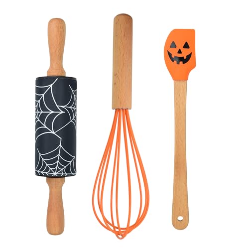 Halloween Mini Bake Set – 3 Piece Silicone Baking Tools