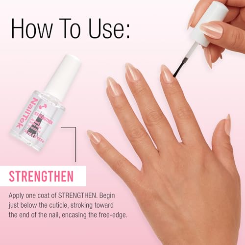Nail Tek Nail Strengthener Clear 0.5 Fl Oz – Strengthening Nail Treatment for Dry, Brittle Nails – Pack of 1