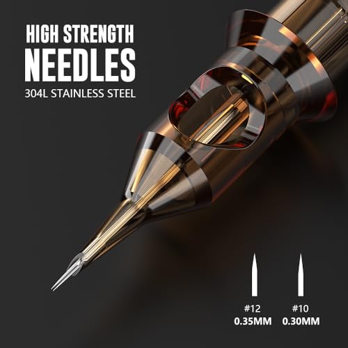 RHEIN Tattoo Cartridge Needles 20pcs 9RS #12 0.35mm EN02-20-1209RS